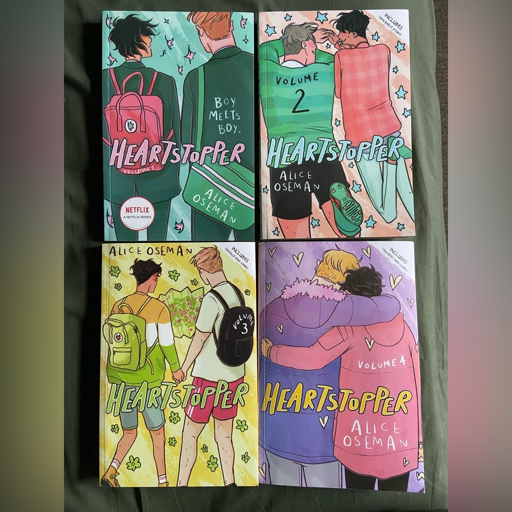 Heartstopper Book Series Volume 1-4, Alice Oseman
